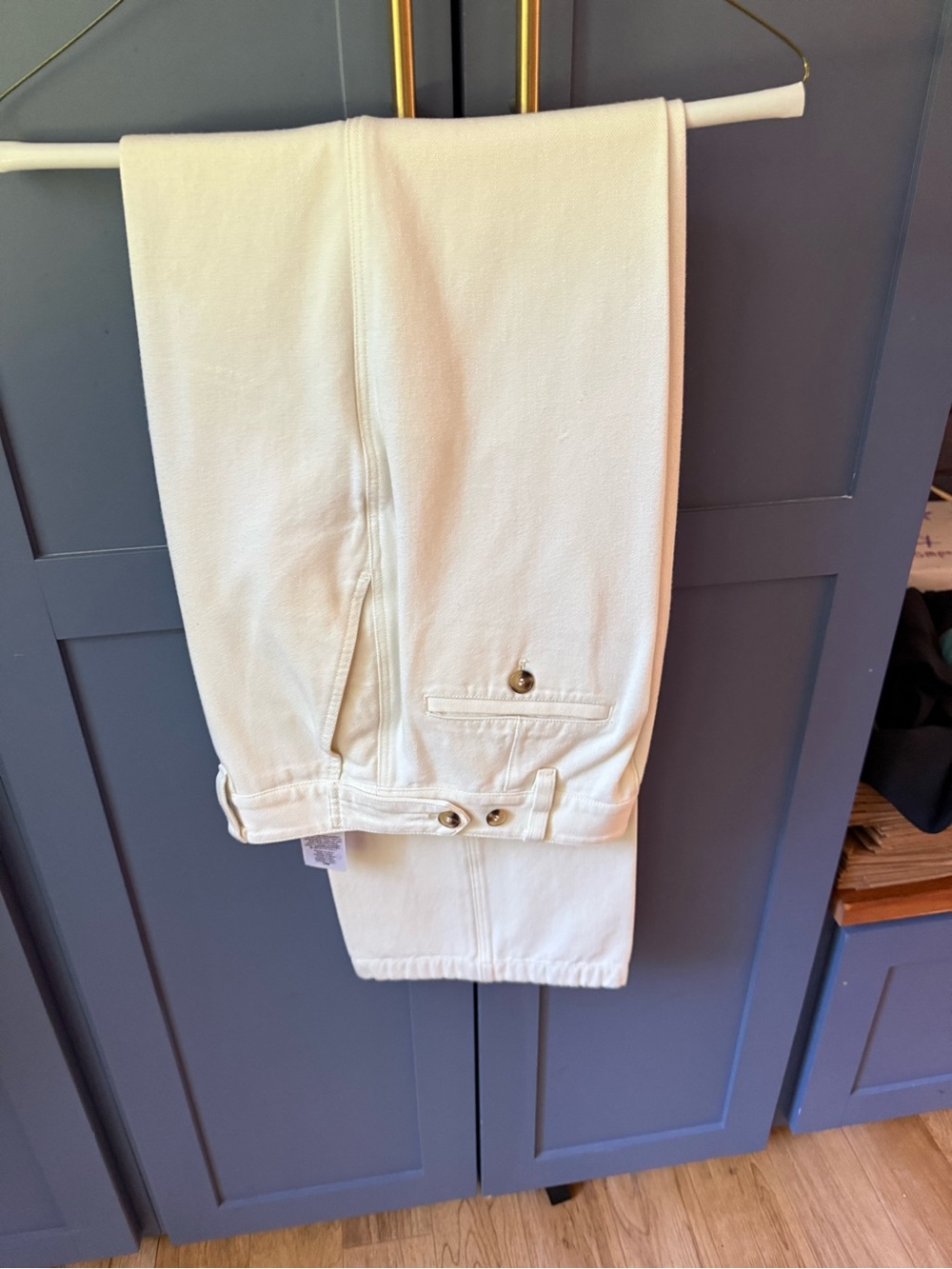 Comptoir Des Cotonniers Cream Straight-Leg Women's Pants